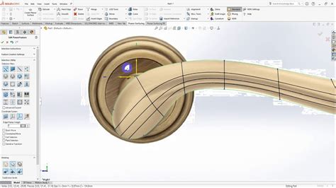 Image result for Solid Work Handle Wave Design