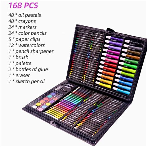 168-Piece Art Kit for Kids – Fun, Creative, Gift-Ready! – Kids Bestie