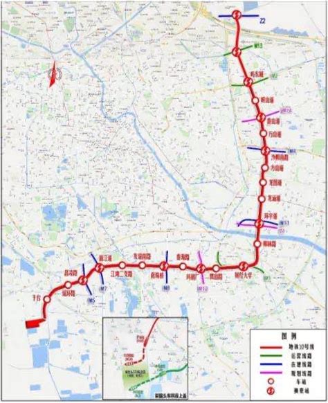 天津地铁10号线延长线走向+新站点- 天津本地宝