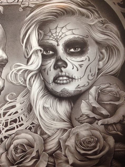 Sugar Skull Woman Tattoo - Tattoo Style Trends