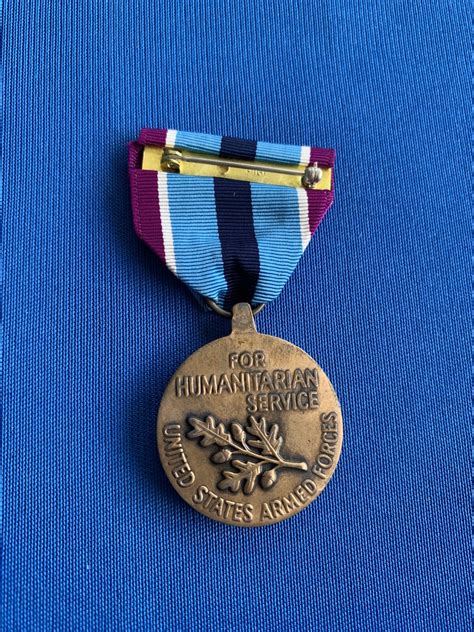 Original US Armed Forces United States For Humanitarian Service Medal ...