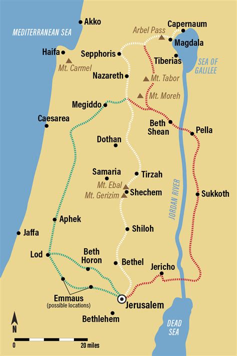 3 Pilgrimage Paths from Galilee to Jerusalem - Biblical Archaeology Society
