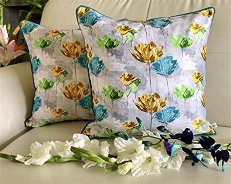 Buy TARA- Sparkling Homes Reversible FLIP Cushion Covers 16 x 16, (Both ...