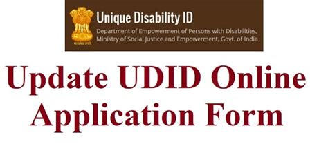 How to make correction in Unique Disability Id card application