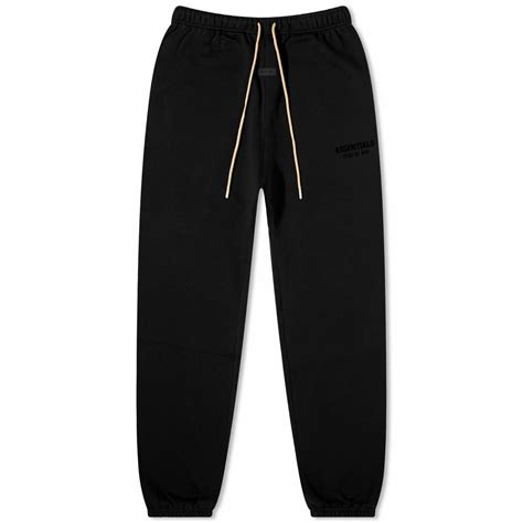 Fear of God ESSENTIALS Men's Essential Sweatpants in Jet Black Fear Of ...