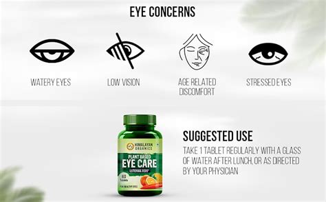 Himalayan Organics Plant Based Eye Care Supplement to Improve Vision ...