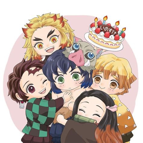 Demon Slayer Saying Happy Birthday