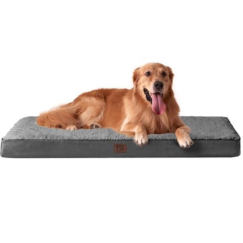 EHEYCIGA Washable Dog Beds for Large Dogs, Large Dog Bed with Removable ...