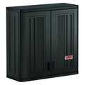 Suncast Wall Storage Cabinet, 30 in W x 12 in D x 30-1/4 in H, Resin, 1 ...