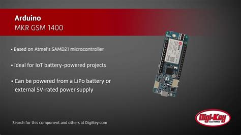 Arduino MKR GSM 1400 | DigiKey Daily | DigiKey