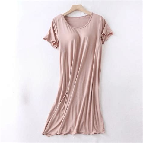 Nightdress with Built in Bra with Ruffle Sleeves – Undo Your Bra