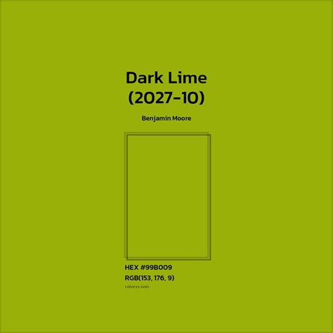 Dark Lime Green Color