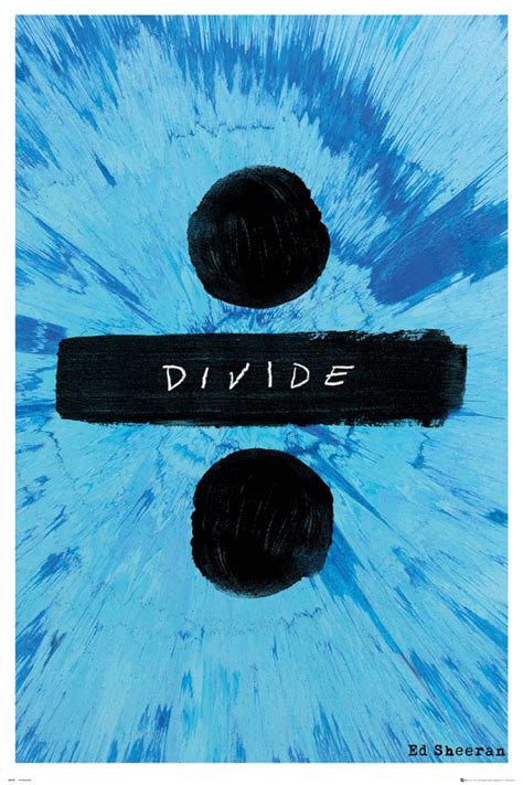 Ed Sheeran Okładka Albumu Divide plakat muzyczny do pokoju | sklep Nice ...