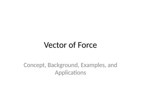 Vector as Forces 的图像结果