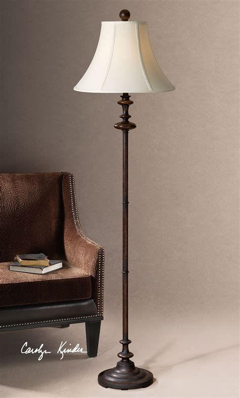 Arnett Rustic Floor Lamp | Rustic floor lamps, Rustic flooring, Floor lamp