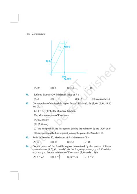 NCERT Exemplar Class 12 Maths Chapter 12 - Linear Programming