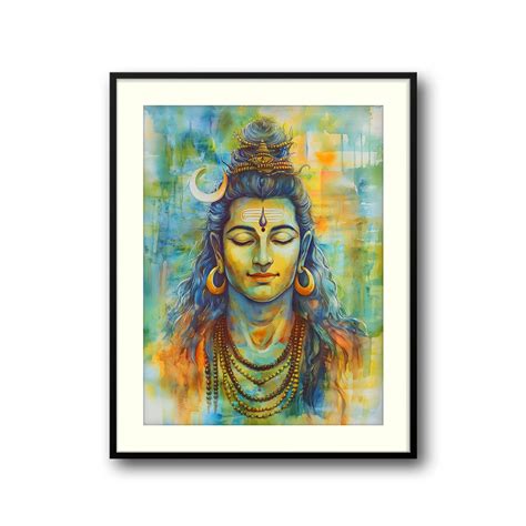 Shop Art |Lord Shiv in Dhyan| Vastu Wall Art | RareMango