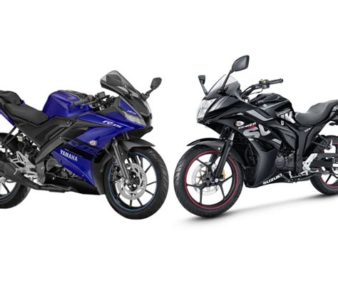 Yamaha YZF-R15 V 3.0 vs Suzuki Gixxer SF: Which full-faired bike wins ...