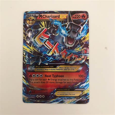 Pokemon Mega Charizard Card Pokemon Charizard Card