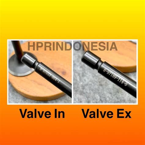 Jual Klep Api Minyak Valve In Ex Isuzu Elf 4HF1 4HG1 NKR66 NKR71 NKR 66 ...