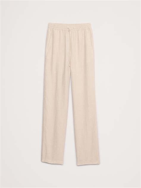 Linen Pull-On Ankle Pant | Banana Republic