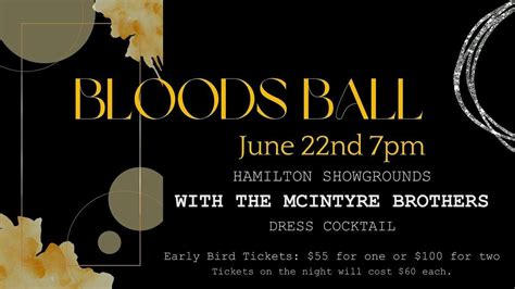 2024 Bloods Ball, Hamilton Exhibition & Conference Centre (HECC), 22 ...
