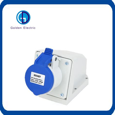 IP44 16A 32A 2p 3p 4p European Standard Industrial and Multiphase Power ...