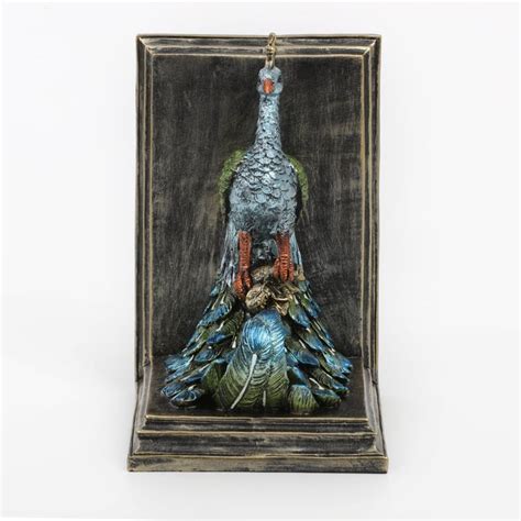 Buy Mayur Polyresin Peacock Book End from Home Centre at just INR 1199.0
