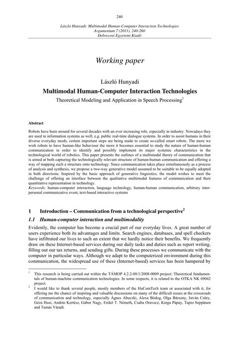 Multimodal Interaction 的图像结果