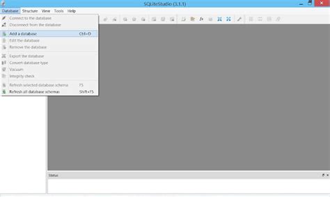 Image result for Create New Database in SQLiteStudio