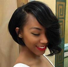 Black Asymmetrical Hairstyles by 15 Best Of Asymmetrical Bob Hairstyles For Black Black Asymmetrical Hairstyles