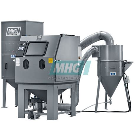 Hand blast cabinet - SMG 100 S/D - MHG Strahlanlagen GmbH - pressure