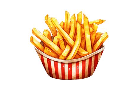 French Fries Clipart Graphic by Forhadx5 · Creative Fabrica