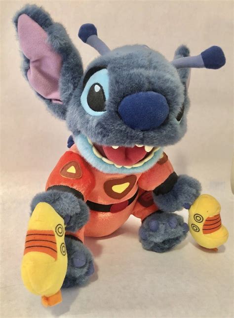 Experiment 626 8" Plush Lilo and Stitch Orange Suit w Blasters Disney ...