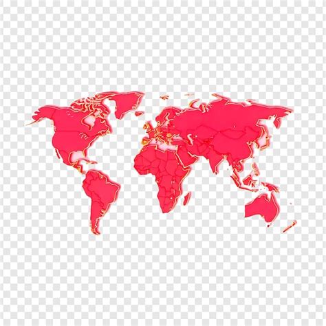 Clear World Map Without Background 的图像结果