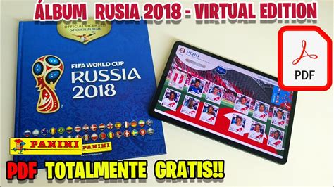 Álbum Virtual Rusia 2018 de Panini: PDF GRATIS 100% COMPLETO (Android y iOS)