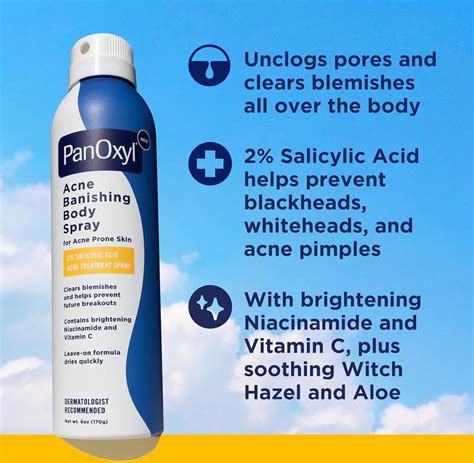 PanOxyl Acne Banishing Body Spray – Beauty Globe