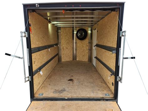 12’x7’ 5,000 GVWR H&H Enclosed Cargo Trailer - Henning Rental