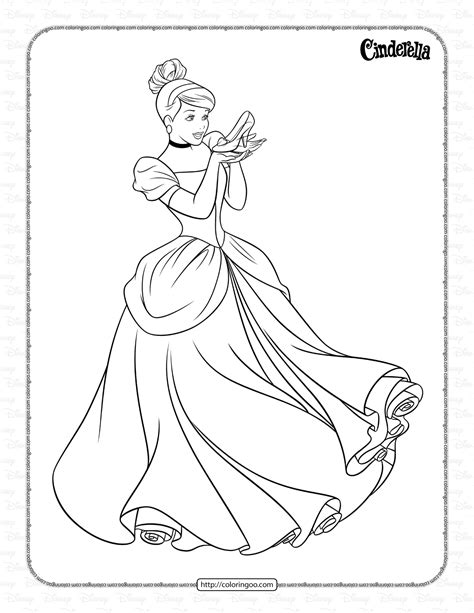 Coloring Page Cinderella