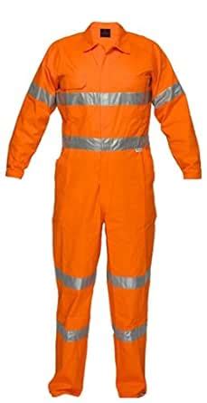 Superb Uniforms & Workwear Hi-Vis Orange Coverall : Amazon.in ...