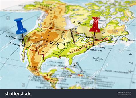 Map Pin Point Los Angeles Chicago Stock Photo 583629280 | Shutterstock