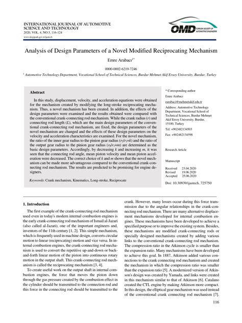 Image result for Reciprocating Mechanism Design