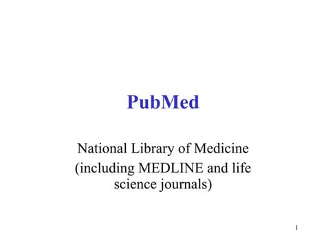 Pubmed Tutorial 的图像结果
