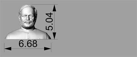 Narendra Modi 3D Model