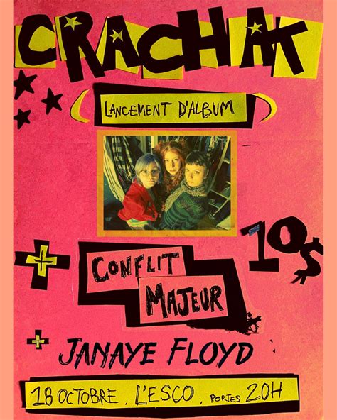 Lancement à Montréal de CRACHAT + Conflit Majeur + Janaye Floyd, l ...