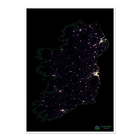 Ireland City Population Density Map Population Increase, 1996–2002.