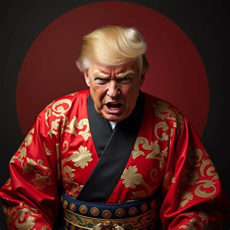 Donald Trump in Traditional Japanese Attire | Stable Diffusion Online