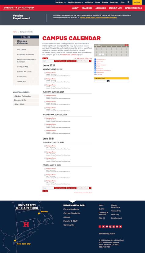 Calendar | Hannon Hill