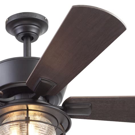 Harbor Breeze Merrimack II 52-in Bronze with Driftwood/Auburn Blades ...