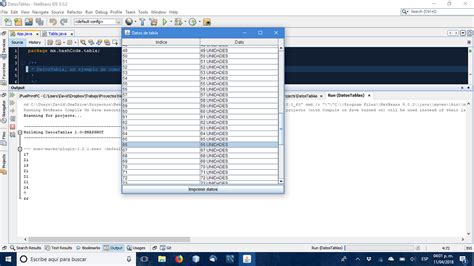 Image result for Mostrar Array En Tabla Java